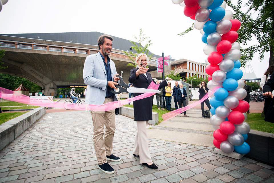 Alumni Walk of Fame officially open