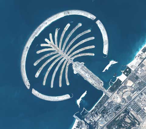 Zandtaartjes boven de zeespiegel