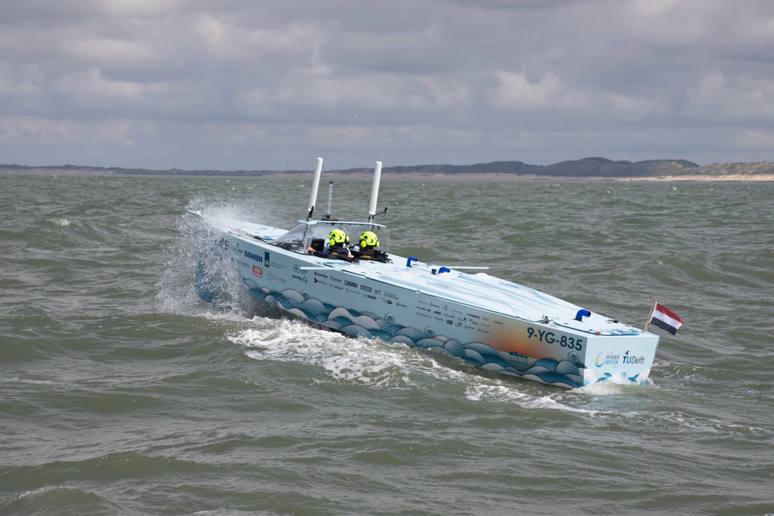 Hydromotion op weg naar Engeland