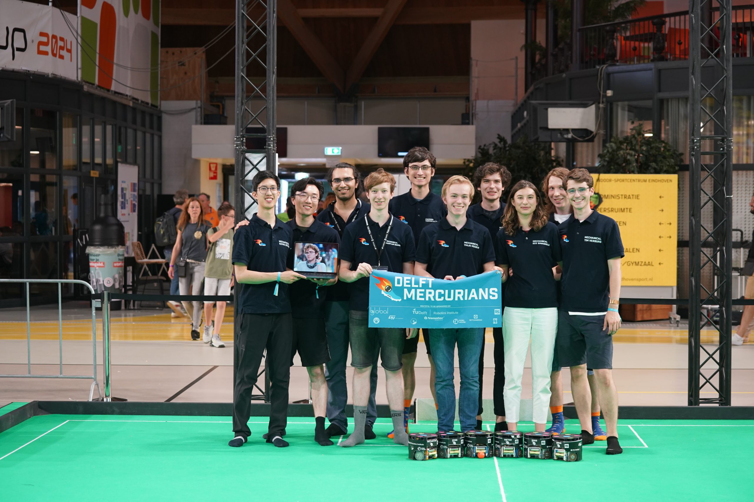 Mercurians at RoboCup competiton 3/6