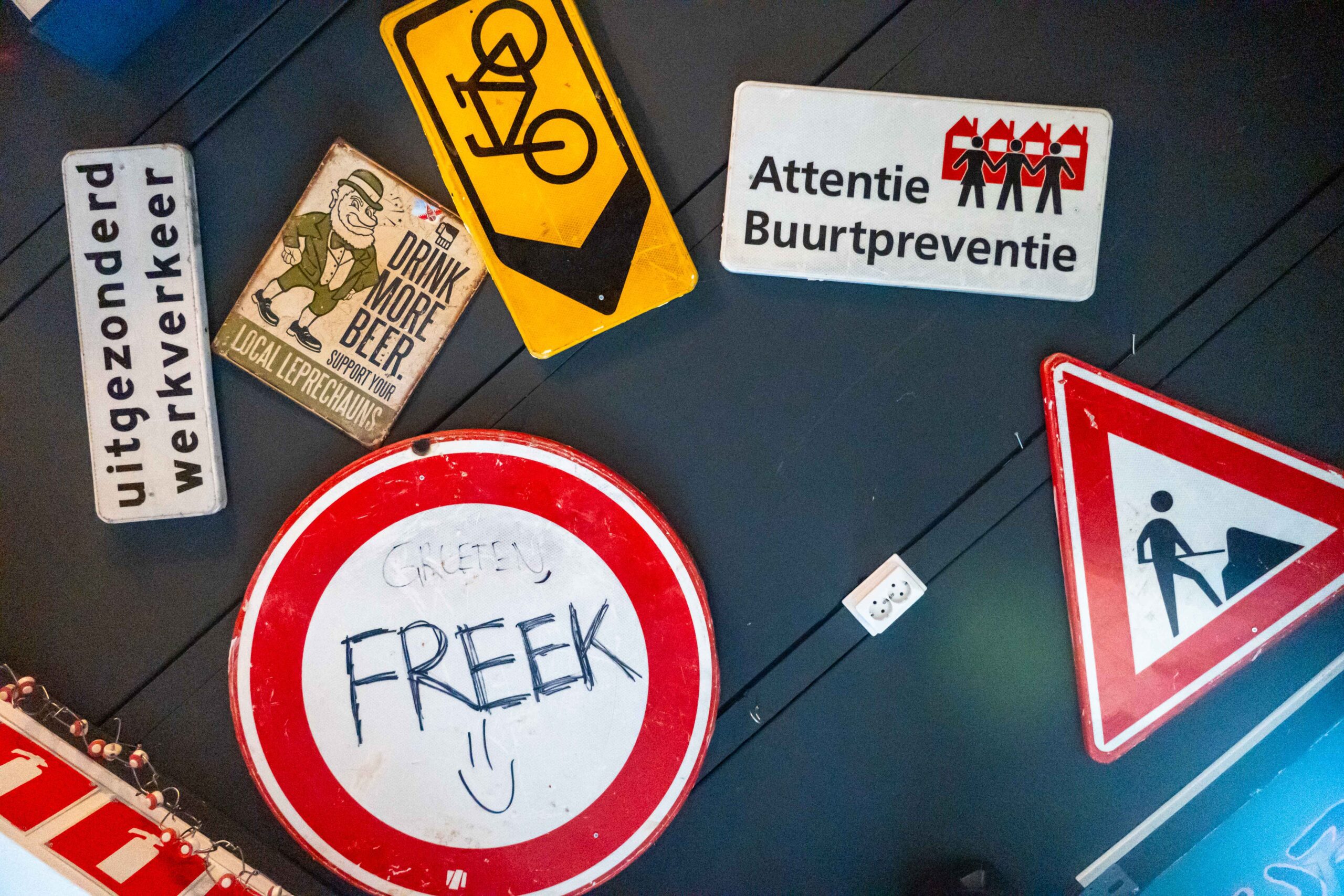 Traffic signs are trophies in student houses: ‘A 13 mm wrench gets the job done fast’