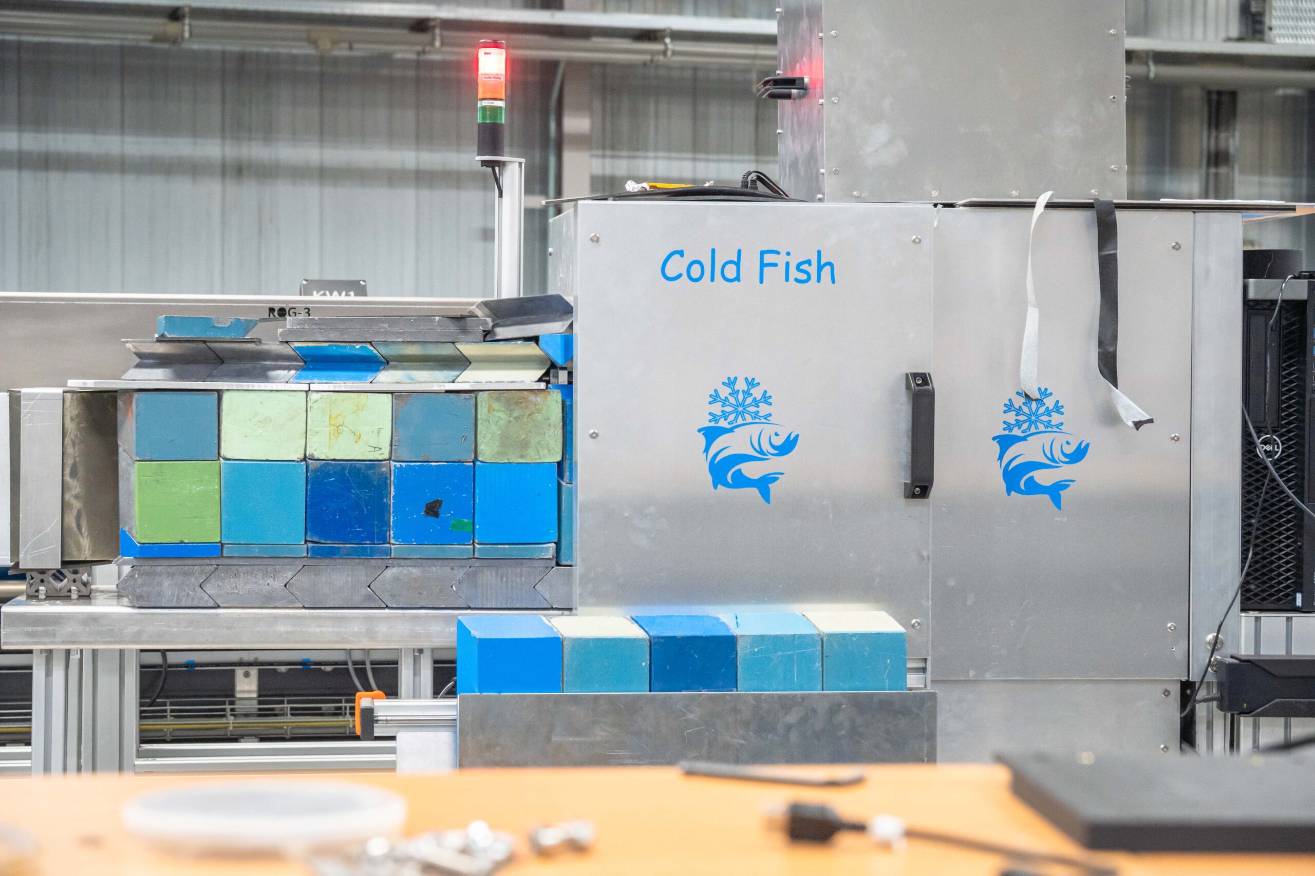 Cold Fish, een instrument om metingen te doen met koude neutronen. (Foto: Thijs van Reeuwijk)