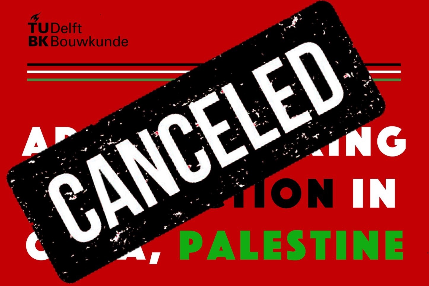 Petitie voor behoud vak architecture and colonialism