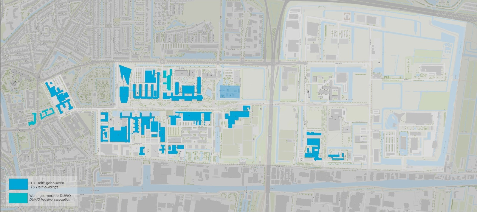 TU Delft gebouwen en studentencomplexen aangesloten op aardwarmte. (Beeld: )