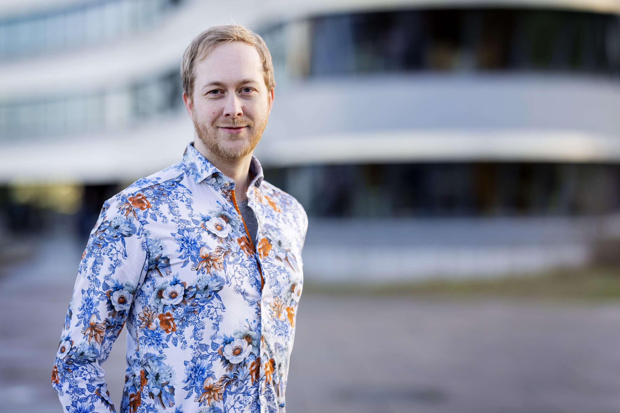 Maarten Pronk is expert hoogtedata bij Deltares en promoveert aan de TU Delft op het onderwerp van wereldwijde hoogtemodellen. (Foto: Guus Schoonewille)